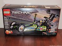 Front of sealed LEGO Technic 42103 Dragster box