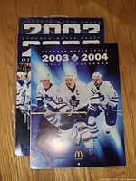 Front covers of both calendars