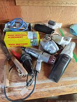 All items grouped on workbench