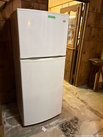 Front view showing full height, two-door configuration