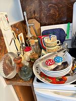 Group shot of all kitchenware on stove