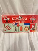 Front view of sealed 1999 Coca-Cola Collectors Edition Monopoly box