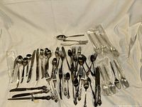 Full lot layout showing all flatware types