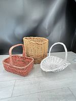 All three baskets group view