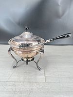 Complete assembled chafing set