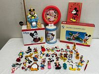 Front view showing all large items and figurine spread