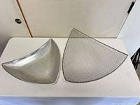 Top view of both bowls showing styles and size