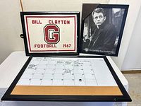 All three framed pieces displayed together