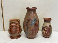 All three vases group view