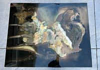 Full view of resin artwork