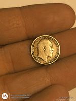 Obverse showing Edward VII bust and legend