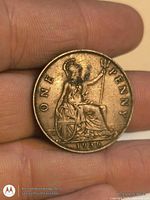 Reverse side showing seated Britannia and date 1936