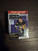 Front view of sealed 2020-21 O-Pee-Chee Platinum blaster box