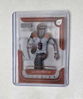 Front of Joe Burrow rookie card inside protective case