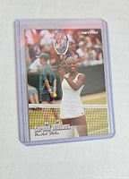 Front of Serena Williams NetPro card in sleeve