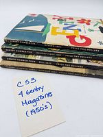 Stack of four Gentry magazines showing spine information and issue numbers