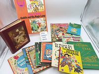 Group shot of entire bundle showing variety of books