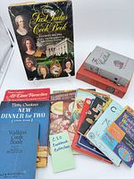 Group shot of all cookbooks and booklets