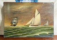 Full view of painting front showing entire composition