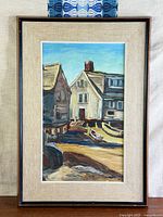 Framed painting full view