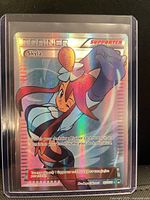 Front of Skyla full art card in sleeve