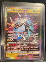Front of Xurkitree GX card inside rigid toploader