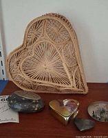 All five items together showing relative sizes and appearance