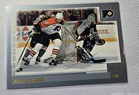 Front of John LeClair O-Pee-Chee 2000-01 hockey card in sleeve