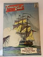 Front cover showing title, volume and issue data, date, price, pen inscription, and ship artwork