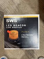 Box front showing SWS branding, product type, model 23715