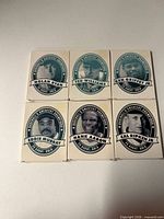 Six portrait boxes showing player names