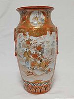 Front view showing primary figural panel and shape