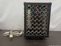 front view showing tube grid and internal colours