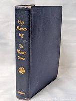 Spine view showing title, author, publisher Nelson, blue cover