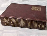Full spine showing title and included novels