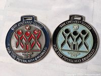 Both medals front view