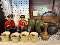 Group shot of all items on shelf