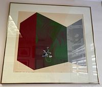 Framed print showing full artwork and frame