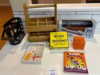 All items arranged on countertop