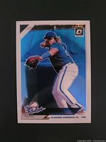 Front of the card showing Vladimir Guerrero Jr. image and Optic design