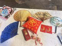 Overview of all items on table