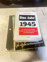Stack showing Das Jahr 1945 and other hardcovers