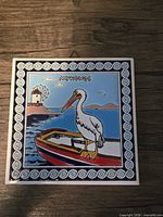 Front view showing full design and border