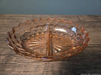 Angled view showing color, divider and diamond pattern