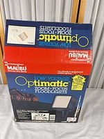 Factory carton showing product graphics and branding