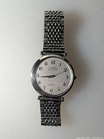 Front view of Giovani Beverly Hills watch showing case, dial and bracelet