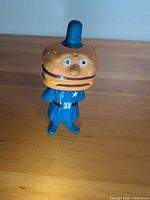 Front view of McDonald's Mayor McCheese approx 2 in figure
