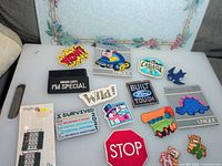 Overview of assorted patches on board