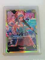 Front of Yamato Leader card showing artwork, power, life and set number