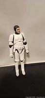 Front view of unboxed Stormtrooper action figure standing upright